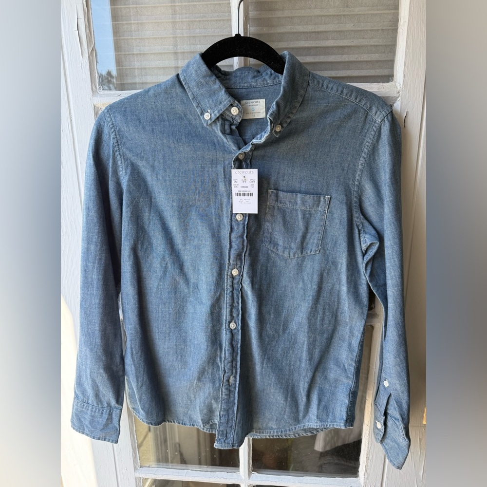 Crewcuts chambray Casual Button Down Shirt